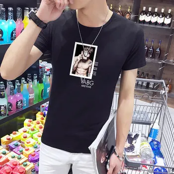 Summer new women's street letter characters print loose short-sleeved T-shirt 9240
Summer new women's street letter characters print loose short-sleeved T-shirt 9240
