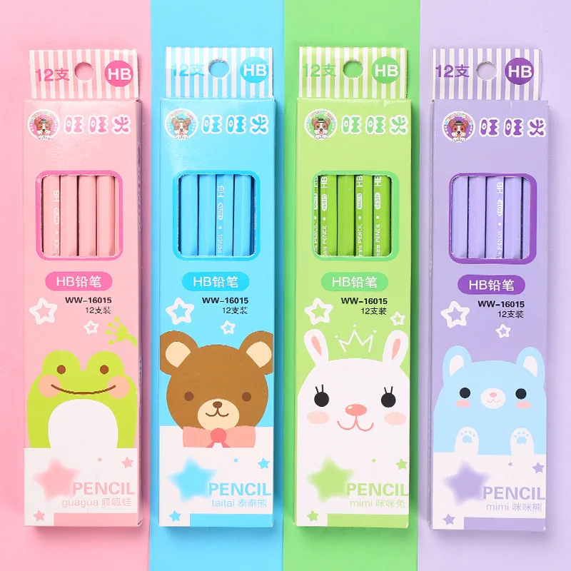 144pcs HB Hexagon Exam Pencils with Eraser Top Cute Cartoon Kawaii Kids Pencil for Writing Stationery School Office Supplies
144pcs HB Hexagon Exam Pencils with Eraser Top Cute Cartoon Kawaii Kids Pencil for Writing Stationery School Office Supplies