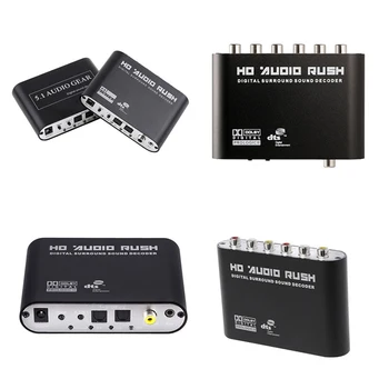 New A 5.1 Digital Audio Fast Surround Sound Decoder Dts Ac3 To Rca Analog Converter Audio Decoder Converter
New A 5.1 Digital Audio Fast Surround Sound Decoder Dts Ac3 To Rca Analog Converter Audio Decoder Converter