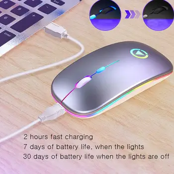 Studyset Ergonomic Wireless Mouse Rechargeable Silent LED Backlit Portable Cute Mini Mouse Works for PC Computer
Studyset Ergonomic Wireless Mouse Rechargeable Silent LED Backlit Portable Cute Mini Mouse Works for PC Computer