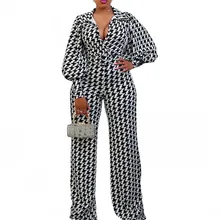 Lantern Sleeve African Jumpsuit High Waist Printed Straight Pants 2022 Spring Casual Women's V Neck Sexy Loose Slim Jumpsuit 3XL 
Lantern Sleeve African Jumpsuit High Waist Printed Straight Pants 2022 Spring Casual Women's V Neck Sexy Loose Slim Jumpsuit 3XL