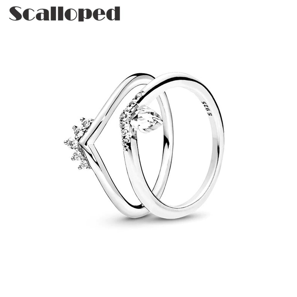 SCALLOPED European Princess Crown Wedding Rings Women 2020 New Promotion Clear CZ Lady Engagement Party Jewelry Dropshipping
SCALLOPED European Princess Crown Wedding Rings Women 2020 New Promotion Clear CZ Lady Engagement Party Jewelry Dropshipping