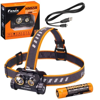 Dual Light Sources Fenix HM65R 1400 Lumens Tri-proof Magnesium Headlamp for Long-time & High-intensity Outdoor Activities
Dual Light Sources Fenix HM65R 1400 Lumens Tri-proof Magnesium Headlamp for Long-time & High-intensity Outdoor Activities