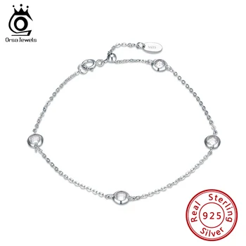 ORSA JEWELS Trendy Adjsutable Bracelet for Small Wrist 925 Silver with 4A Zircon for Woman Girls Fine Bracelet Wholesale OSB76
ORSA JEWELS Trendy Adjsutable Bracelet for Small Wrist 925 Silver with 4A Zircon for Woman Girls Fine Bracelet Wholesale OSB76