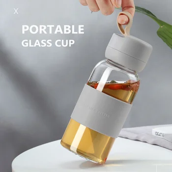 High Borosilicate Glass Water Bottle 350ml Small Portable Travel Coffee Cups Lovers Milk Juice Glass Drinking Set Eco-Friendly
High Borosilicate Glass Water Bottle 350ml Small Portable Travel Coffee Cups Lovers Milk Juice Glass Drinking Set Eco-Friendly