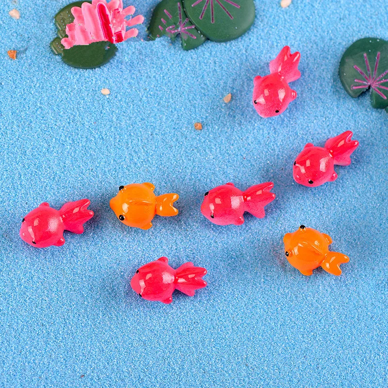 10Pcs Mini Goldfish Model Resin Figurines Fairy Garden Miniatures Animals Acessories DIY Terrarium Landscape Decor Artificial
10Pcs Mini Goldfish Model Resin Figurines Fairy Garden Miniatures Animals Acessories DIY Terrarium Landscape Decor Artificial