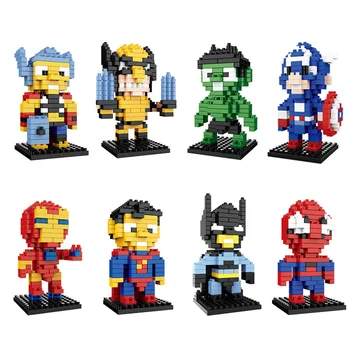 Mini Marvel Avengers Brick Legend Hero Wolverine Thor Superman Iron Man Captain America Spiderman Hulk Building Block Figure Toy
Mini Marvel Avengers Brick Legend Hero Wolverine Thor Superman Iron Man Captain America Spiderman Hulk Building Block Figure Toy