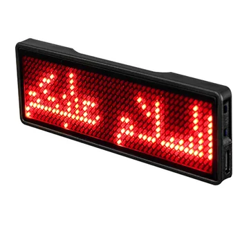 Message Sign Badge Party Portable Advertising Business Card Scrolling Event Digital Programmable Display Mini LED Name Tag Hotel
Message Sign Badge Party Portable Advertising Business Card Scrolling Event Digital Programmable Display Mini LED Name Tag Hotel