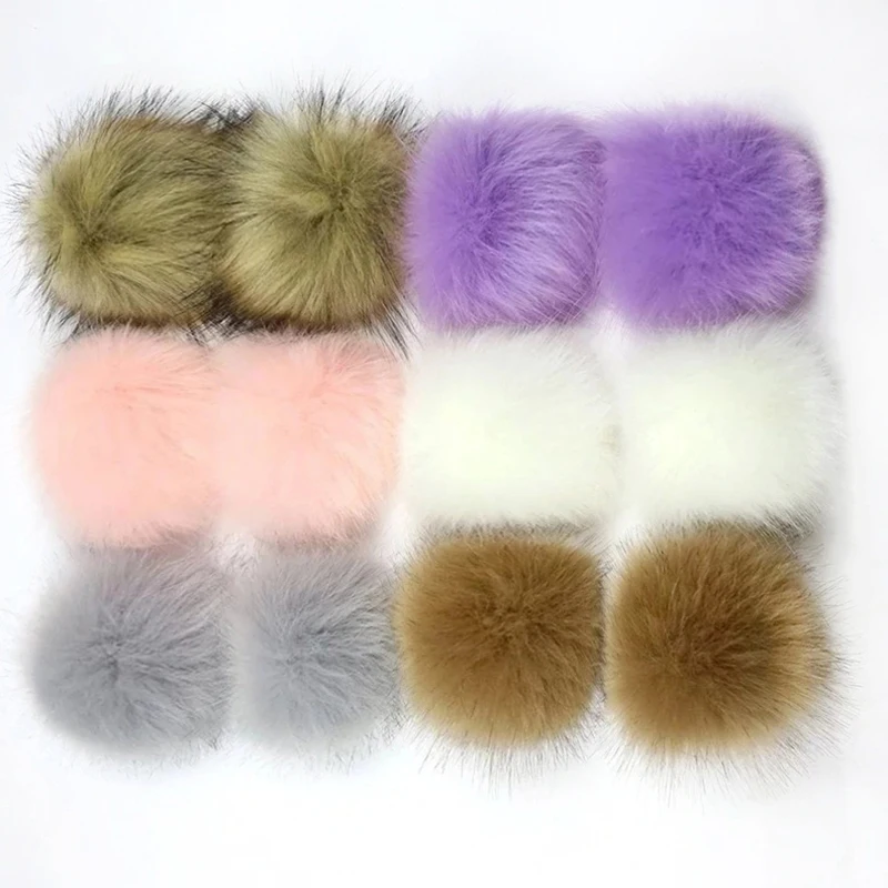 12PCS 8cm Plush Hairball with Elastic Band Faux Fox Fur Pompom For Hat Shoes Clothing DIY Knitted Cap Fur Ball Accessories
12PCS 8cm Plush Hairball with Elastic Band Faux Fox Fur Pompom For Hat Shoes Clothing DIY Knitted Cap Fur Ball Accessories