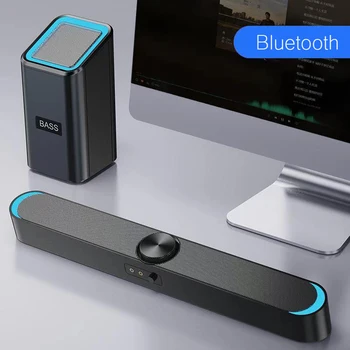 SADA D-238 Wireless bluetooth Speaker Bass Subwoofer 4D Stereo Sound Bar Knob Desktop PC Computer 3.5MM Watch Movies
SADA D-238 Wireless bluetooth Speaker Bass Subwoofer 4D Stereo Sound Bar Knob Desktop PC Computer 3.5MM Watch Movies