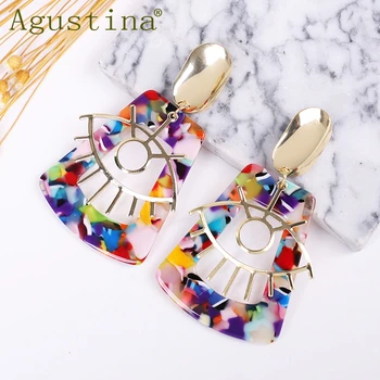 Fashion Acrylic Multi Color Long Drop Earrings for Women geometric Trendy big Dangle Minimalist Earring Statement Jewelry Brinco
Fashion Acrylic Multi Color Long Drop Earrings for Women geometric Trendy big Dangle Minimalist Earring Statement Jewelry Brinco