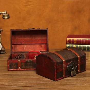Large Size Wooden Treasure Chest Password Storage Case Boxes Home Decorative
Large Size Wooden Treasure Chest Password Storage Case Boxes Home Decorative