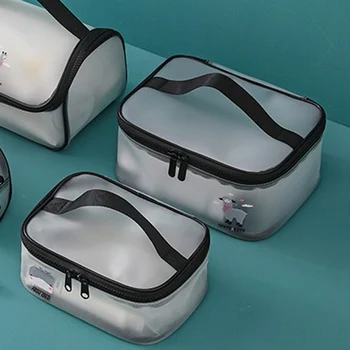 New Cosmetic Bag PVC Clear Transparent Plastic Travel Cosmetic Bag Zipper Makeup Toiletry Waterproof Organizer Bag Fashion
New Cosmetic Bag PVC Clear Transparent Plastic Travel Cosmetic Bag Zipper Makeup Toiletry Waterproof Organizer Bag Fashion