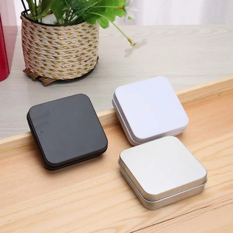 5 Pcs Mini Metal Tins Container Square Hinged Flip Storage Tin Box Small Kit Case Jewelry Coin Candy Condom Organizer Portable
5 Pcs Mini Metal Tins Container Square Hinged Flip Storage Tin Box Small Kit Case Jewelry Coin Candy Condom Organizer Portable