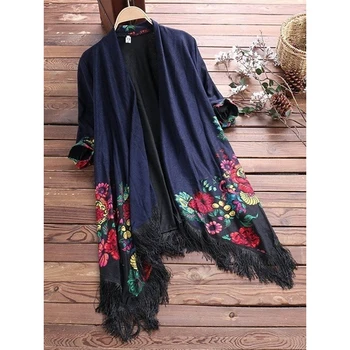 Fashion Outside Shawl Top Plus Size Shirt Embroidered Ladies Autumn Cardigan Luxury Women Shirt Loose
Fashion Outside Shawl Top Plus Size Shirt Embroidered Ladies Autumn Cardigan Luxury Women Shirt Loose