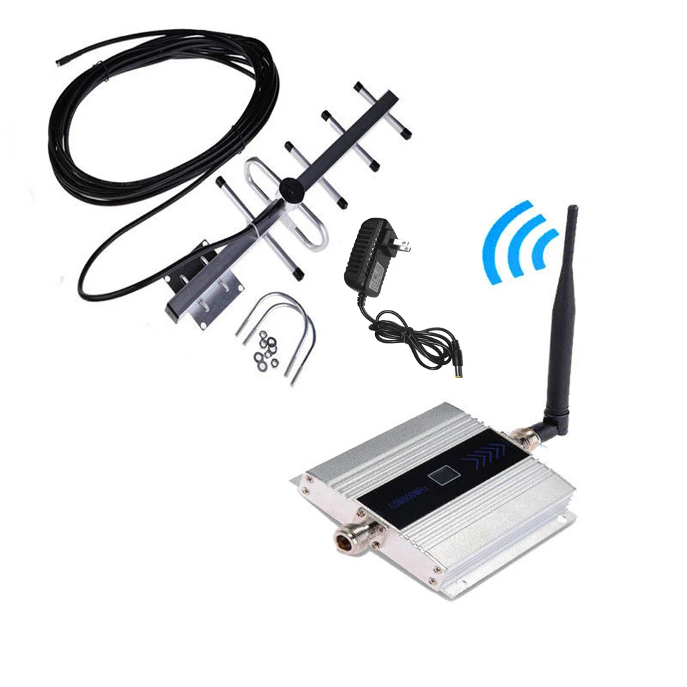 Alloy LCD GSM 900MHz Mobile Cell Phone Signal Repeater Booster Amplifier Cellular Repeater Device + LCD Display Yagi Set
Alloy LCD GSM 900MHz Mobile Cell Phone Signal Repeater Booster Amplifier Cellular Repeater Device + LCD Display Yagi Set