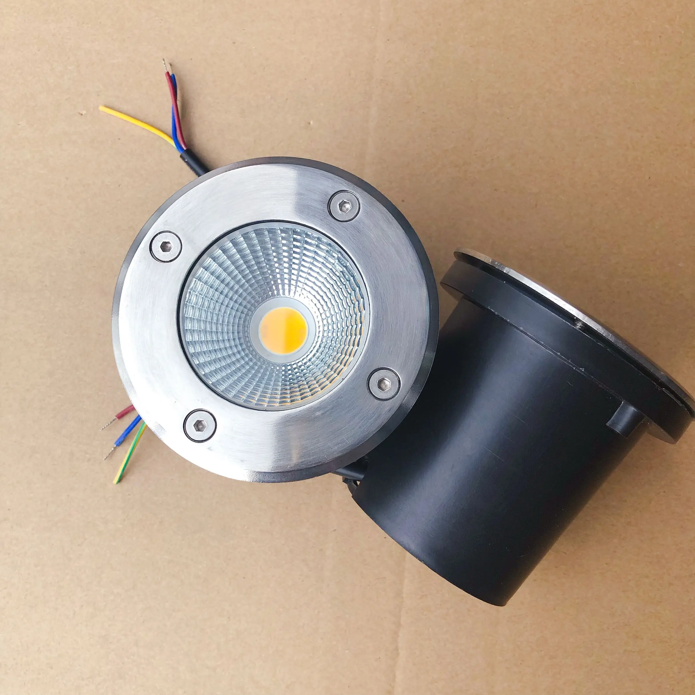 High Power 15W COB LED Underground Light Inground Path Buried Yard Landscape Lighting Dimmable AC85-265V DC12V Warm Cool White
High Power 15W COB LED Underground Light Inground Path Buried Yard Landscape Lighting Dimmable AC85-265V DC12V Warm Cool White