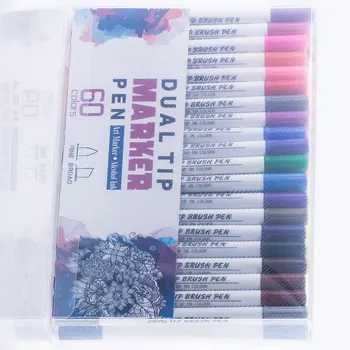Dual Head Markers For Children Artistic Sketch Colored Markers Art Set Manga Arquitectura Drawing Watercolor Markers
Dual Head Markers For Children Artistic Sketch Colored Markers Art Set Manga Arquitectura Drawing Watercolor Markers