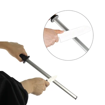 Oval diamond sharpener steel sharpener with ABS handle professional knife sharpener Sharpening rod musat diamond musat Sharpen
Oval diamond sharpener steel sharpener with ABS handle professional knife sharpener Sharpening rod musat diamond musat Sharpen