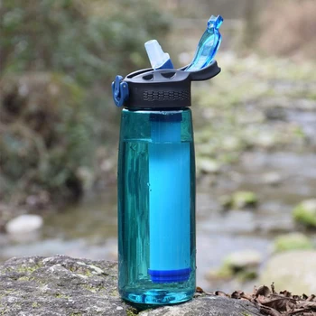 With Integrated Filter Backpacking Practical Water Bottle Outdoor Sports Gift Hiking Drinking Travel Portable Camping Purifier
With Integrated Filter Backpacking Practical Water Bottle Outdoor Sports Gift Hiking Drinking Travel Portable Camping Purifier