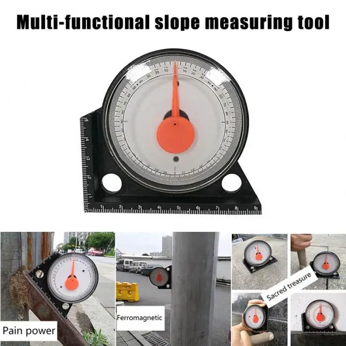 Pointer Angle Meter Magnetic Angle Measuring Protractor Tile Brickwork Pointer Tilt DAG-ship
