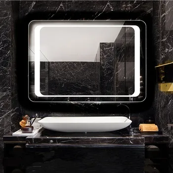 LED Backlit Mirrors Bathroom Mirror Light Sensor + Demister IP44 Energy efficient Lighting Touch controlled
LED Backlit Mirrors Bathroom Mirror Light Sensor + Demister IP44 Energy efficient Lighting Touch controlled