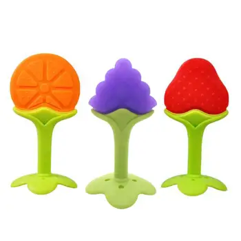 Baby Teether Safety Silicone Baby Orange Strawberry Grape Training Tooth Teether For 3 - 12 Months Fruit Baby Teether Toy
Baby Teether Safety Silicone Baby Orange Strawberry Grape Training Tooth Teether For 3 - 12 Months Fruit Baby Teether Toy
