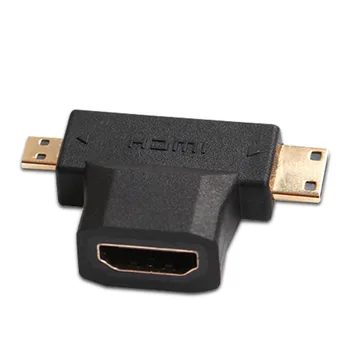 Audio Adapter Mini Hdmi Micro To Standard HDMI Adapter Camera Phone Adapter Computer Cables Connectors
Audio Adapter Mini Hdmi Micro To Standard HDMI Adapter Camera Phone Adapter Computer Cables Connectors
