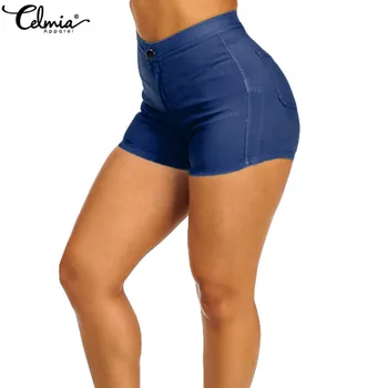 Fashion Casual Summer Women Denim Shorts Celmia High Waist Skinny Jeans Plus Size Sexy Package Hip Club Shorts Solid Trouser 5XL
Fashion Casual Summer Women Denim Shorts Celmia High Waist Skinny Jeans Plus Size Sexy Package Hip Club Shorts Solid Trouser 5XL