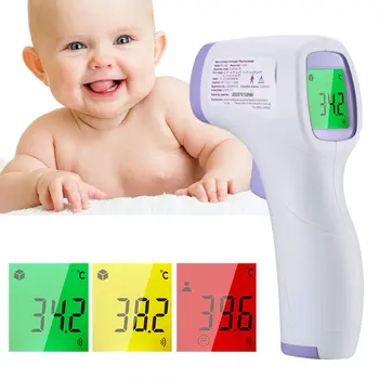 Non-contact Infrared Thermometer Baby Adult Infrared Temperature Meter Digital Temperature Gun LCD Display Thermometer
Non-contact Infrared Thermometer Baby Adult Infrared Temperature Meter Digital Temperature Gun LCD Display Thermometer
