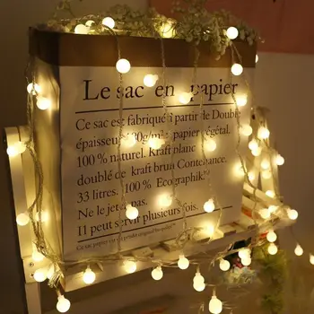 1.5M/3M/6M Garland Fairy Lights Xmas LED Ball String Light Battery Operated 10/20/40 LED For Christmas Tree Wedding Party Decor
1.5M/3M/6M Garland Fairy Lights Xmas LED Ball String Light Battery Operated 10/20/40 LED For Christmas Tree Wedding Party Decor