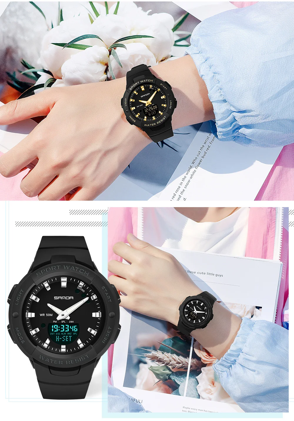 SANDA Luxury Women's Watch