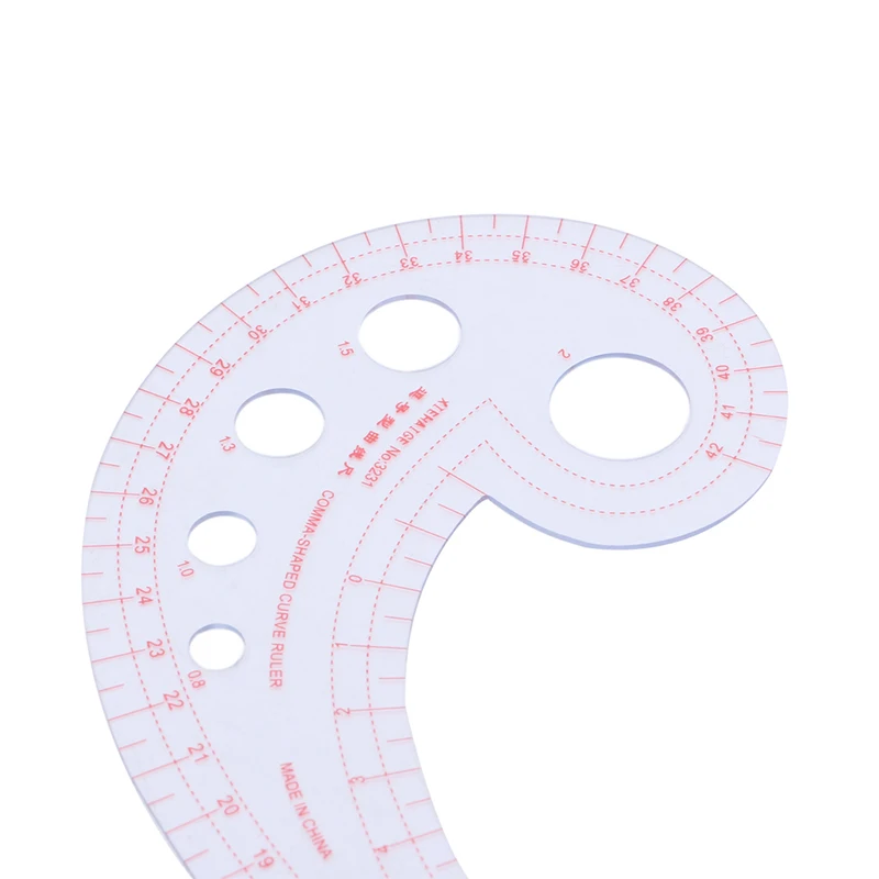 Sewing Ruler Comma Shaped French Curve Plastic Tailor Drawing Craft Tool DIY 85WD
Sewing Ruler Comma Shaped French Curve Plastic Tailor Drawing Craft Tool DIY 85WD