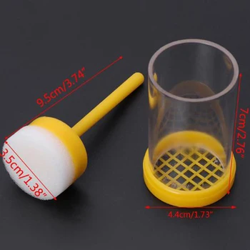 Hot Sale Beekeeping Useful Queen Bee Marker Marking Cage Box Equipment Portable Plastic Bottle Tool Yellow Farm Bottle
Hot Sale Beekeeping Useful Queen Bee Marker Marking Cage Box Equipment Portable Plastic Bottle Tool Yellow Farm Bottle
