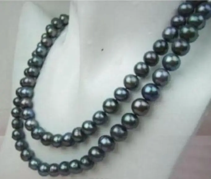 35INCH 9-10MM TAHITIAN BLACK PEARL NECKLACE 14K GOLD ACCESSORIES
35INCH 9-10MM TAHITIAN BLACK PEARL NECKLACE 14K GOLD ACCESSORIES