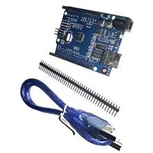 Kit de démarrage de carte de développement Original Ch340G Atmega328p véritable Ch340 Compatible pour Arduino Uno R3(China)