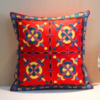 DUNXDECO Cushion Cover Decorative Pillow Case National Flora Holiday Red Cotton Thread Full Embroidery Simple Sofa Coussin
DUNXDECO Cushion Cover Decorative Pillow Case National Flora Holiday Red Cotton Thread Full Embroidery Simple Sofa Coussin