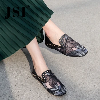 JSI Women Shoes Square Toe Genuine Leather Slip-On Fashion Ladies Shoes Shallow Spring Autumn Rivet Basic Women Flats jo370
JSI Women Shoes Square Toe Genuine Leather Slip-On Fashion Ladies Shoes Shallow Spring Autumn Rivet Basic Women Flats jo370