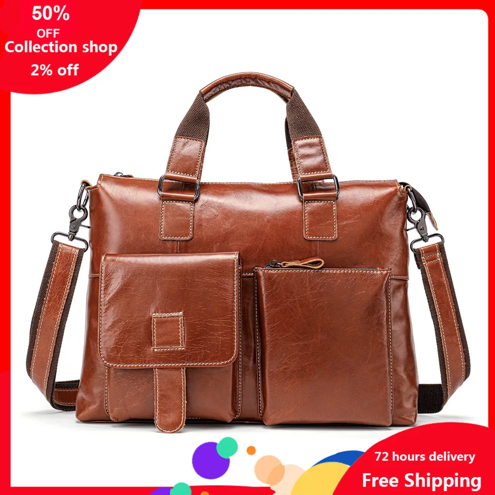 Genuine Leather Male Package Leisure Time Business Affairs Man Handbag Document Layer Cowhide Man Single Shoulder computer bag
Genuine Leather Male Package Leisure Time Business Affairs Man Handbag Document Layer Cowhide Man Single Shoulder computer bag