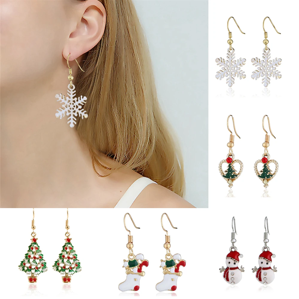 Earring Necklace Christmas Decor Santa Claus Eardrop Pendant Christmas Decor for Home 2019 Navidad Ornaments Xmas New Year Gift
Earring Necklace Christmas Decor Santa Claus Eardrop Pendant Christmas Decor for Home 2019 Navidad Ornaments Xmas New Year Gift