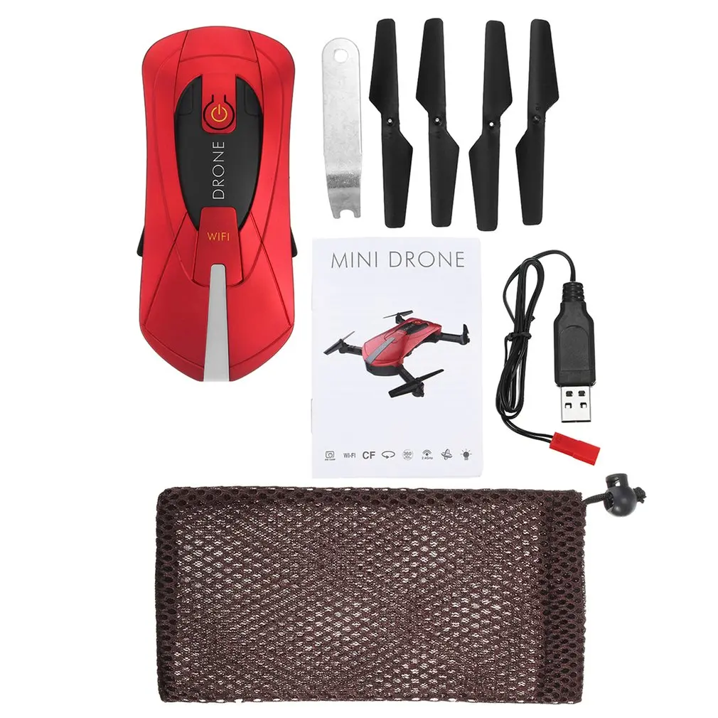 Selfie Drone Foldable Mini Helicopter Altitude Hold Headless WiFi FPV Quadcopter Folding RC Drones With High Definition Camera
Selfie Drone Foldable Mini Helicopter Altitude Hold Headless WiFi FPV Quadcopter Folding RC Drones With High Definition Camera