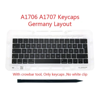 Original New Germany German DE Keyboard Keys Keycaps For Macbook Pro Retina 13" A1706 15" A1707 Late 2016 Mid 2017
Original New Germany German DE Keyboard Keys Keycaps For Macbook Pro Retina 13" A1706 15" A1707 Late 2016 Mid 2017