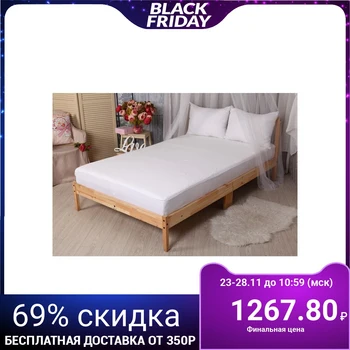 Waterproof mattress cover Berezhny 90 * 200/30 tension. membrane p / e 100%, chl. 80%, p / e 20% 4849966
Waterproof mattress cover Berezhny 90 * 200/30 tension. membrane p / e 100%, chl. 80%, p / e 20% 4849966