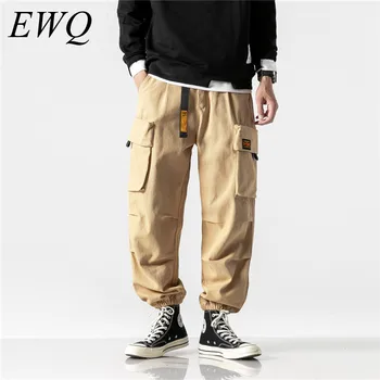EWQ / men's wear can ship korean hip hop casual Pants Solid Color Loose Comfortable Overalls with pockets sweapants 2020 9Y844 
EWQ / men's wear can ship korean hip hop casual Pants Solid Color Loose Comfortable Overalls with pockets sweapants 2020 9Y844