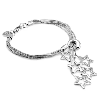 Fashion star pendant silver bracelet women 925 sterling silver bracelet charming lady tassel bracelet silver jewelry accessories 
Fashion star pendant silver bracelet women 925 sterling silver bracelet charming lady tassel bracelet silver jewelry accessories