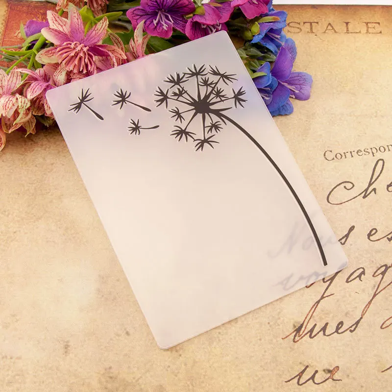 Dandelion Embossing Folder Plastic Template Die Cutting Scrapbooking Card Christmas 2
Dandelion Embossing Folder Plastic Template Die Cutting Scrapbooking Card Christmas 2