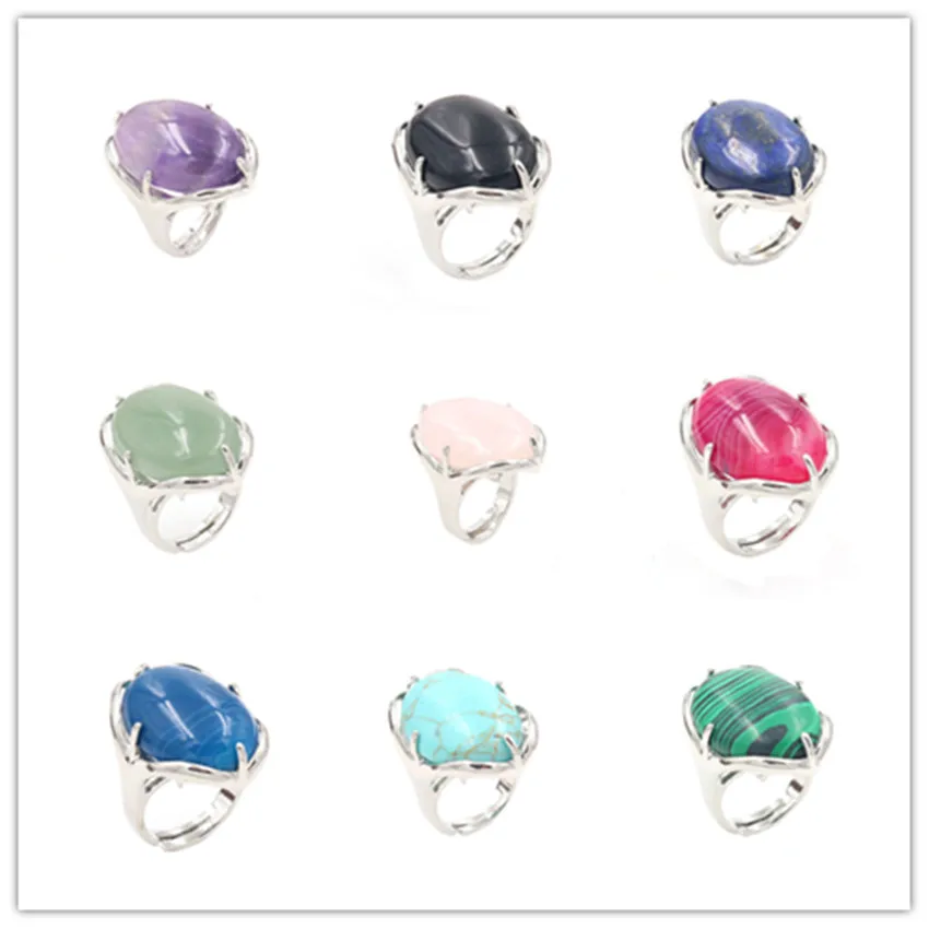 FYJS Unique Silver Plated Oval Shape Malachite Stone Resizable Finger Ring Cherry Quartz Jewelry
FYJS Unique Silver Plated Oval Shape Malachite Stone Resizable Finger Ring Cherry Quartz Jewelry