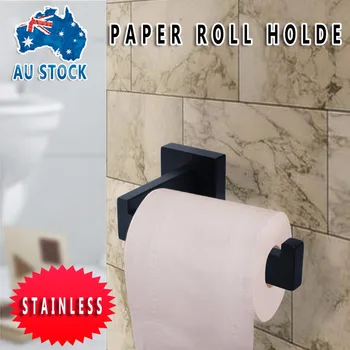 Bathroom Toilet Roll Paper Holder Wall Mount Black Stainless Steel Toilet Tissue Roll Hanger Paper Holder Bathroom Accessories
Bathroom Toilet Roll Paper Holder Wall Mount Black Stainless Steel Toilet Tissue Roll Hanger Paper Holder Bathroom Accessories