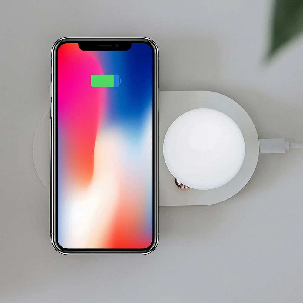 QI Wireless Charger Mushroom Lamp Fast Charging Night Light Smart Desktop Charger for iPhone Samsung
QI Wireless Charger Mushroom Lamp Fast Charging Night Light Smart Desktop Charger for iPhone Samsung