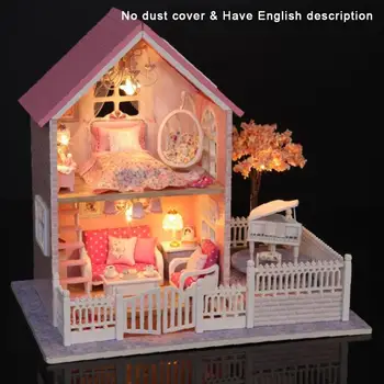 DIY Doll House 3D Wooden Miniaturas Furniture Kit Toys Hand Assembled Model House Toy For Children Birthday Gifts Doll House
DIY Doll House 3D Wooden Miniaturas Furniture Kit Toys Hand Assembled Model House Toy For Children Birthday Gifts Doll House
